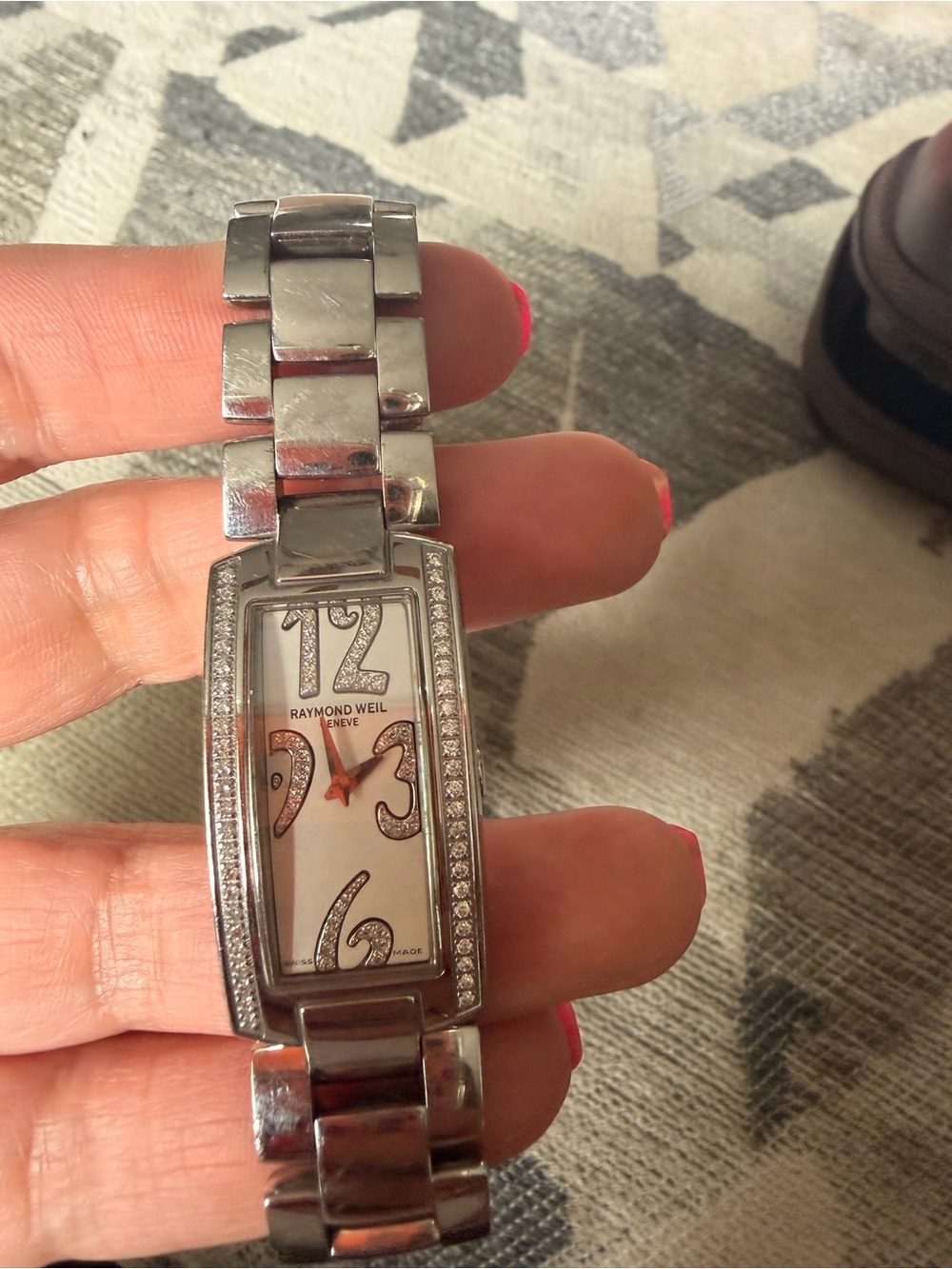 Raymond Weil Shine Silver-Tone Women's Watch with Diamond Accents